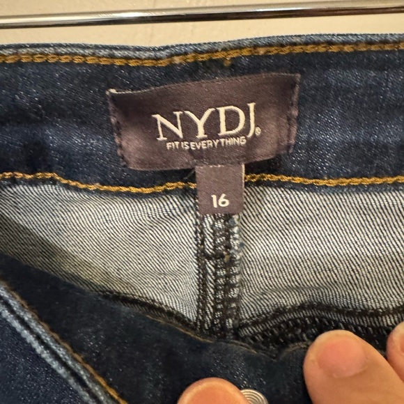 NYDJ Blue High-Waisted Jeans - Picture 3 of 6